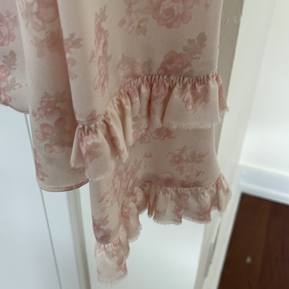 Magda Butrym silk floral one shoulder ruffle top - Picture 5 of 6